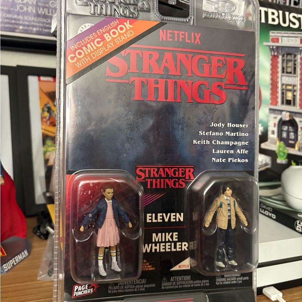 Eleven and Mike Wheeler Action Figures